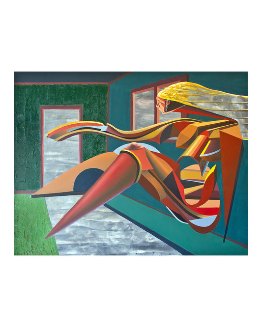 "Das Mädchen im Raum" | Ölgemälde 150x190cm