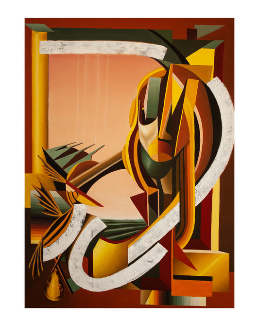 "Harp" | Oil painting 150x110cm