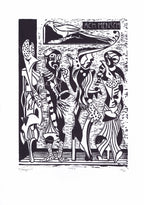 "Ach Mensch" | Kunstdruck A3