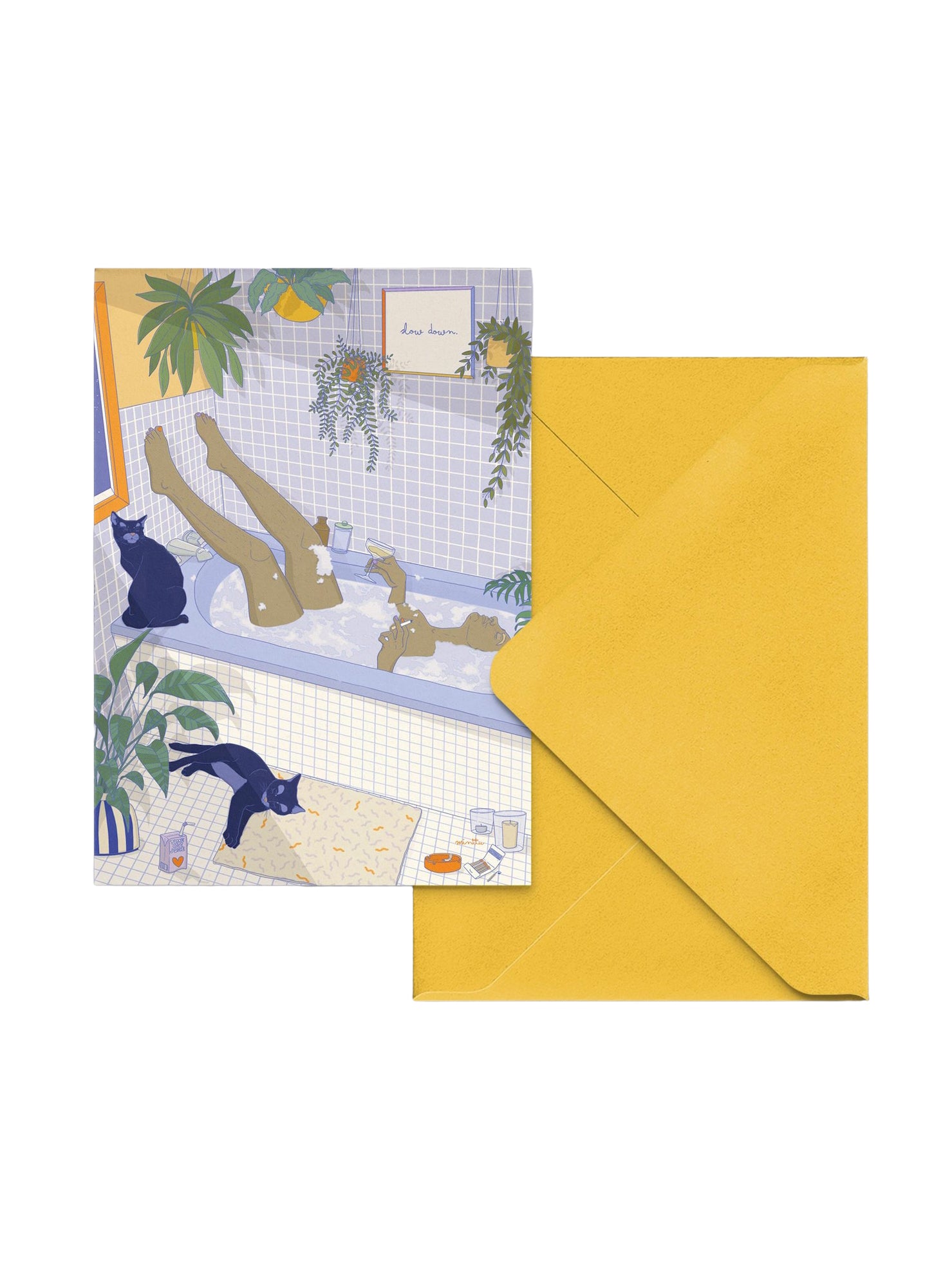 SLOW DOWN | POSTKARTE