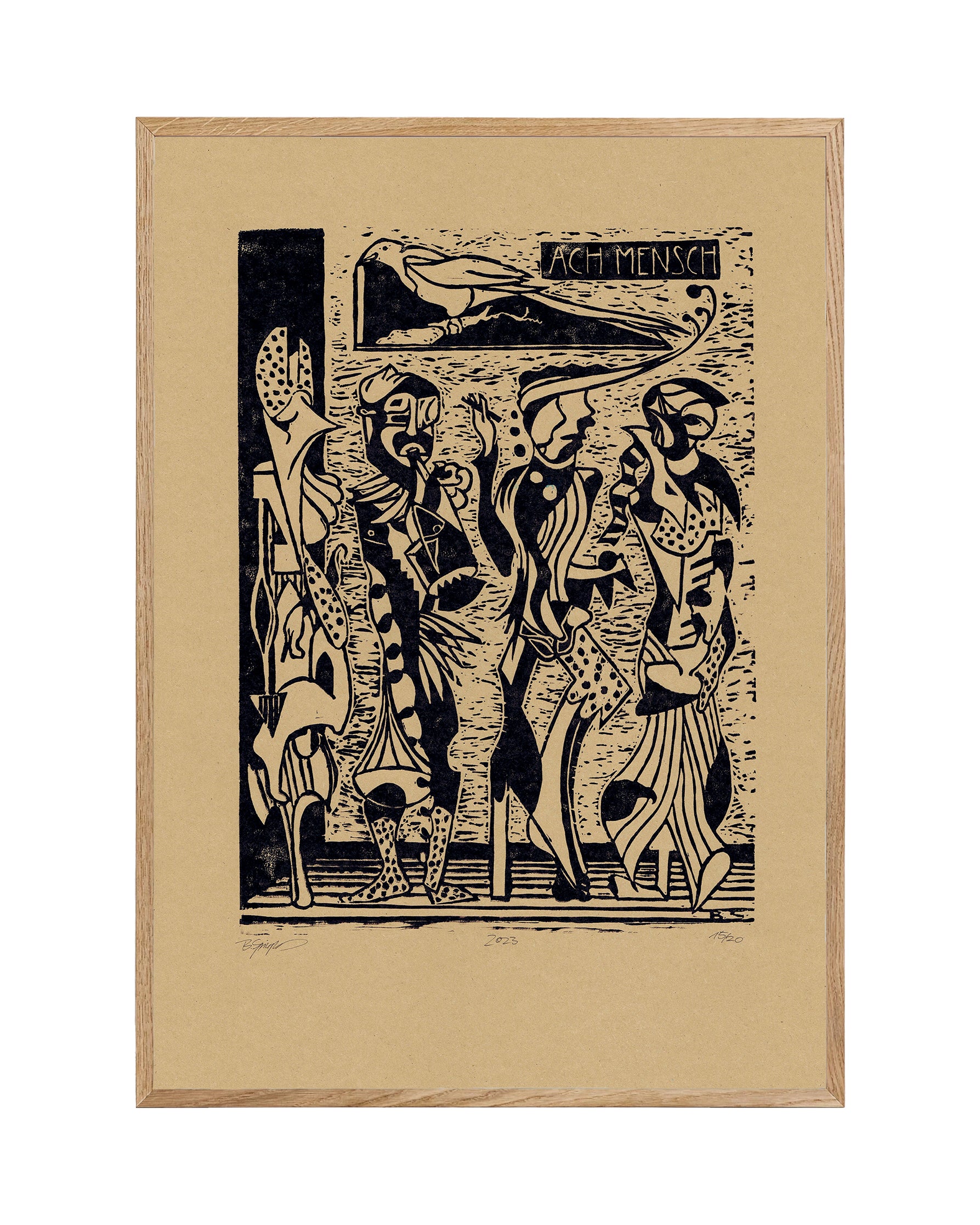 “Oh man” | Art print A3 